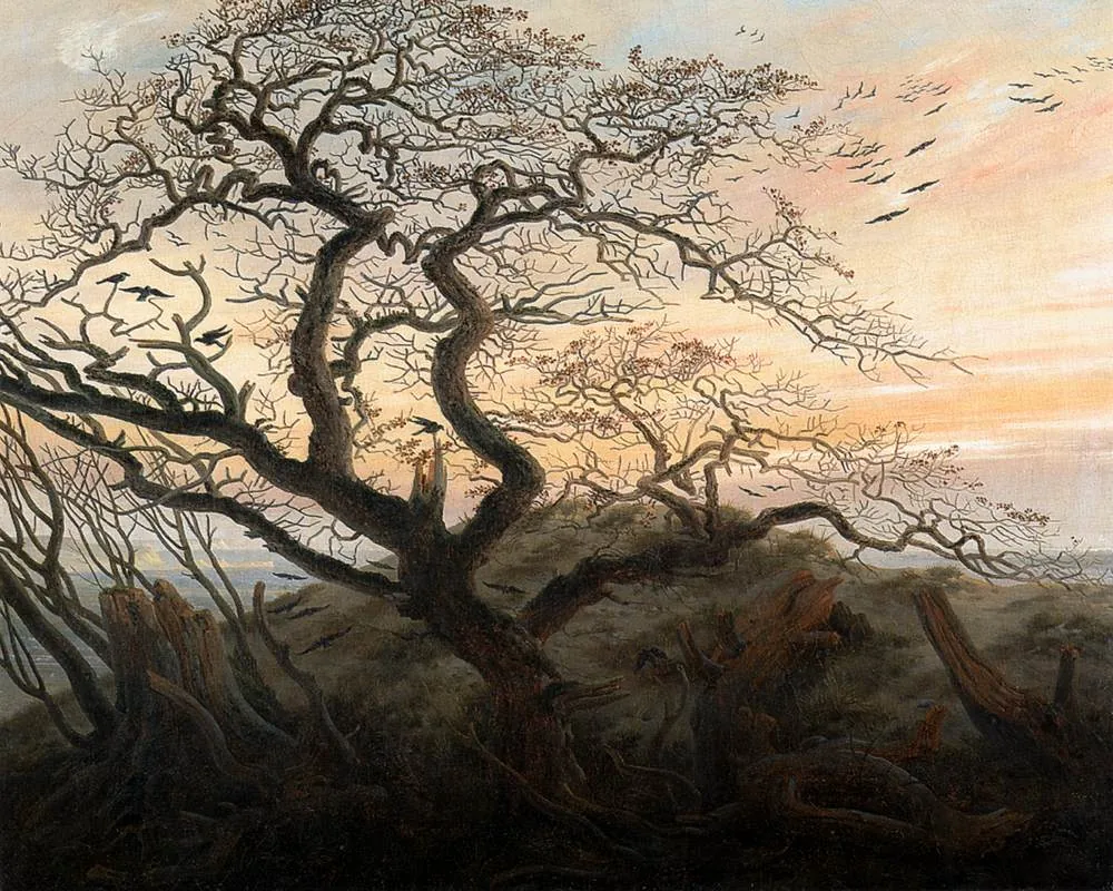 C. D. Friedrich · Copacul cu corbi