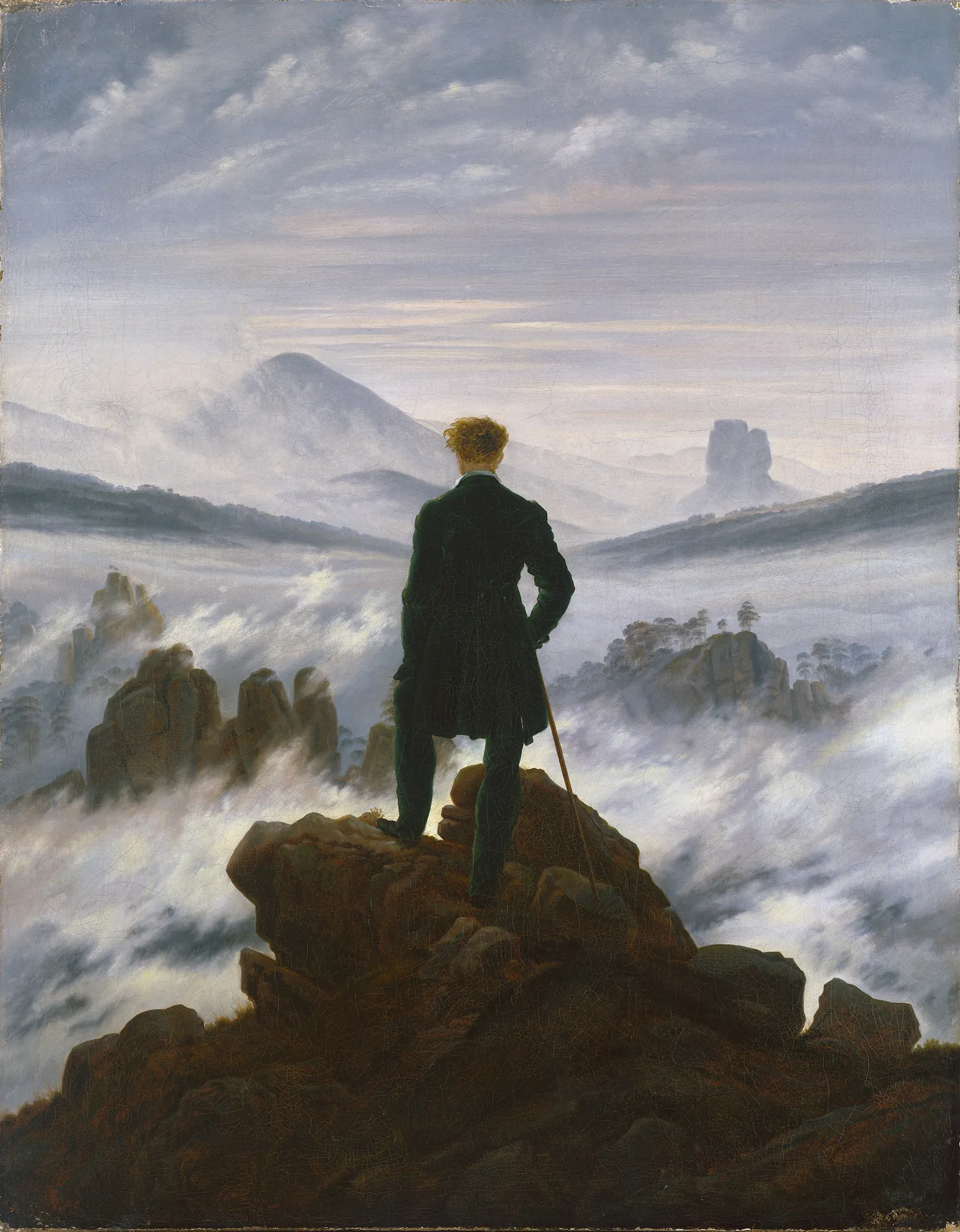 Caspar David Friedrich, Călătorul deasupra mării de ceață